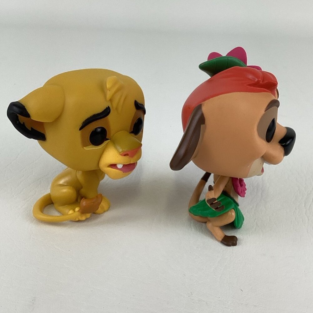 Funko Pop Movies Disney The Lion King Luau Timon Simba 3" Vinyl Character Figure - Picture 5 of 6